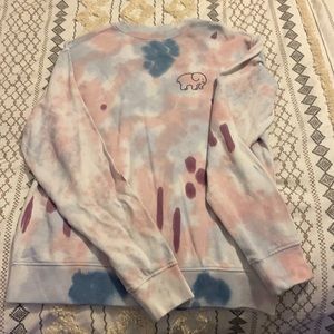 Ivory Ella tie dye crew neck sweatshirt